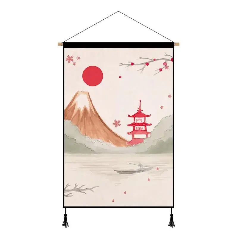 

Japanese Ukiyoe Canvas Painting with Frame Art Poster Scroll Painting Art Home Decor Painting for Living Room Wall Picture Decor