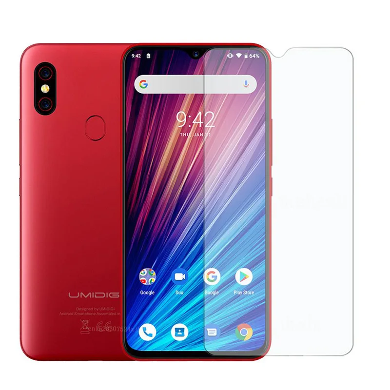 Clear Tempered Glass 9H полное стекло на UMIDIGI A5 Pro F1 PLAY glass закаленное стекло экрана защитное UMIDIGI A5 Pro F1 PLAY защитная пленка юмидиджи умидиги а5 про f 1 плей стекло UMIDIGI A5 Pro F1 PLAY glass - Цвет: Clear Tempered Glass