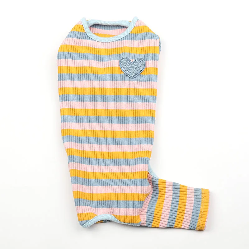 Одежда для домашних животных на осень и зиму новейший стиль Радужный принт с