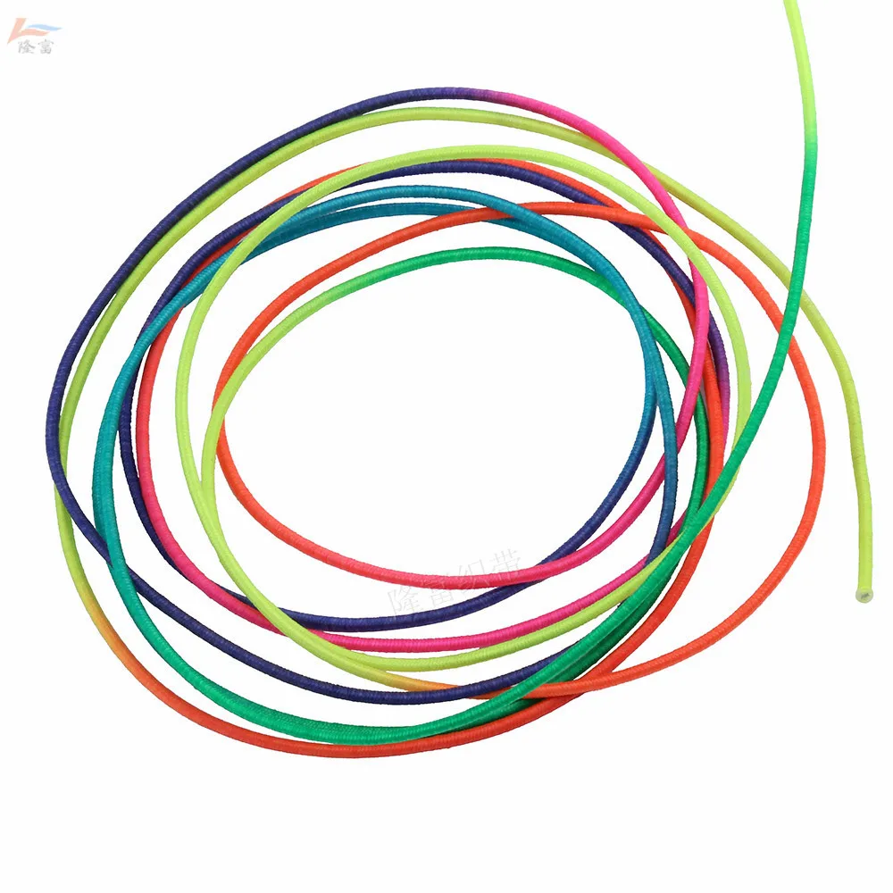 1 объем эластичная лента шнур Паракорд искусственная оплетка радужная резиновая