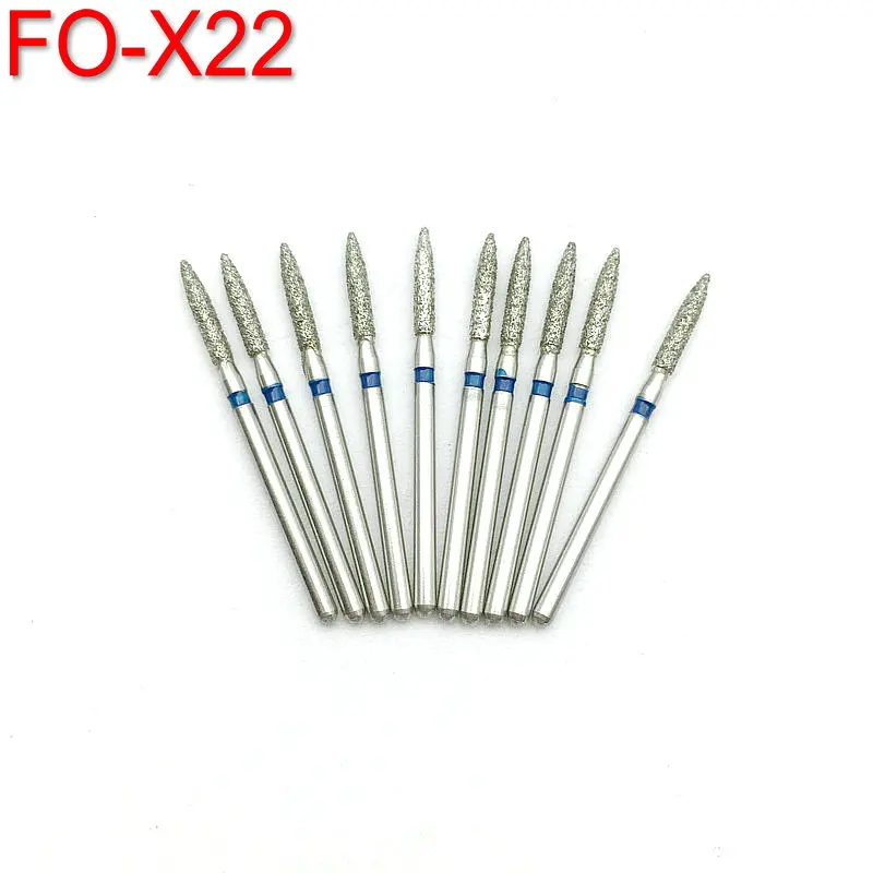 1 коробка высококачественные Стоматологические алмазные боры FG 6 мм средняя