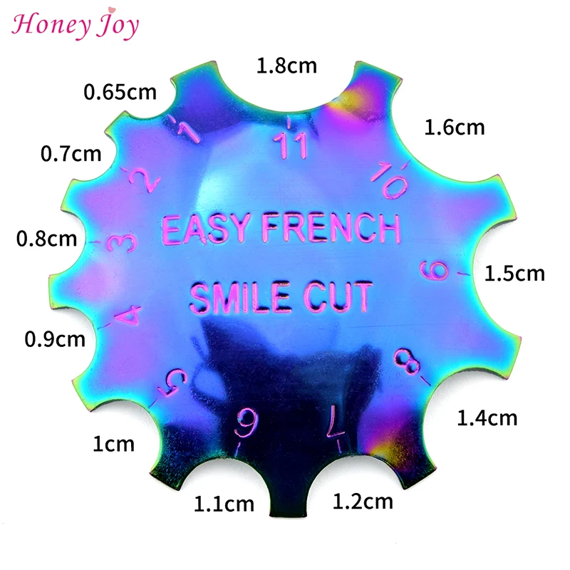 C-Shade Easy French Smile Line розовый и белый кромкорезы для стрижки акриловых кончиков