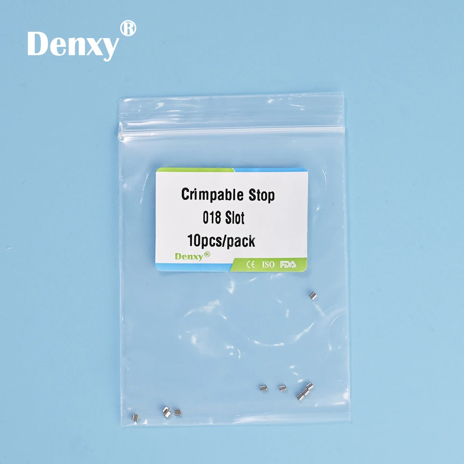 Denxy 100pcs 018 Высококачественная Ортодонтическая опора из нержавеющей стали для