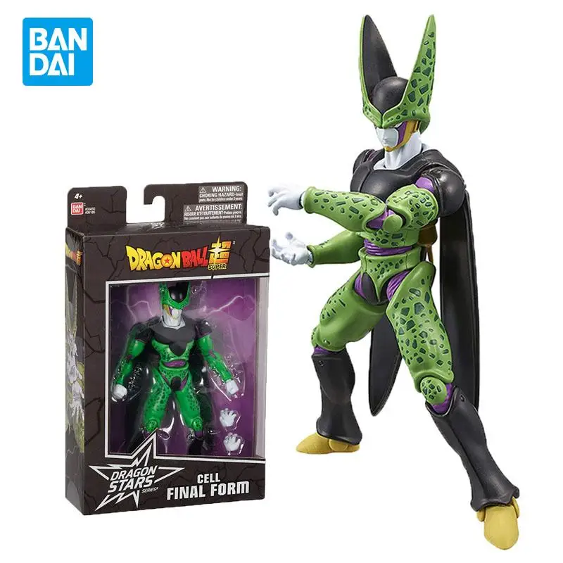 

In Stock-Bandai Original Dragon Stars 15.5Cm Action Figure Cell Dragon Ball Super Pvc Anime Figure Model Collectible Toys