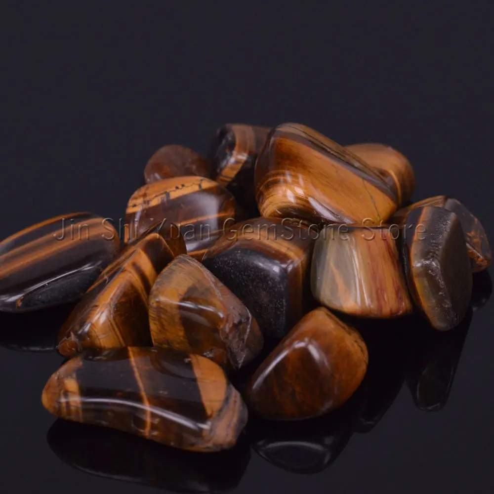 Натуральный желтый тигровый глаз хрустальные камни бусины опущенный камень