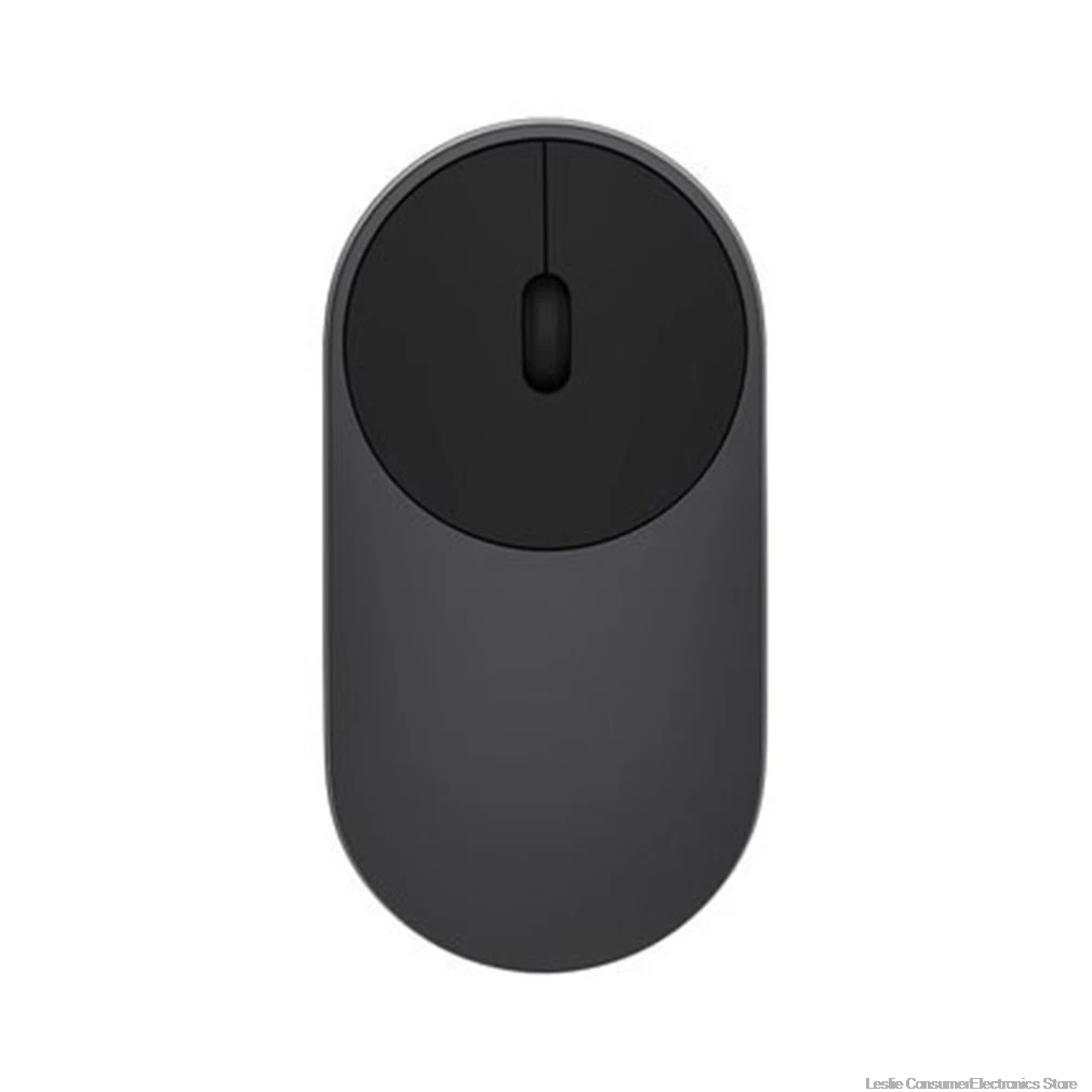 Dark gray Беспроводная мышь Xiaomi mi ni, 2,4 ГГц, Wi-Fi, Bluetooth 4,0, для Windows 8, Win10, ноутбука, компьютера, Alu mi nium, Сплав ABS - Цвет: Dark gray