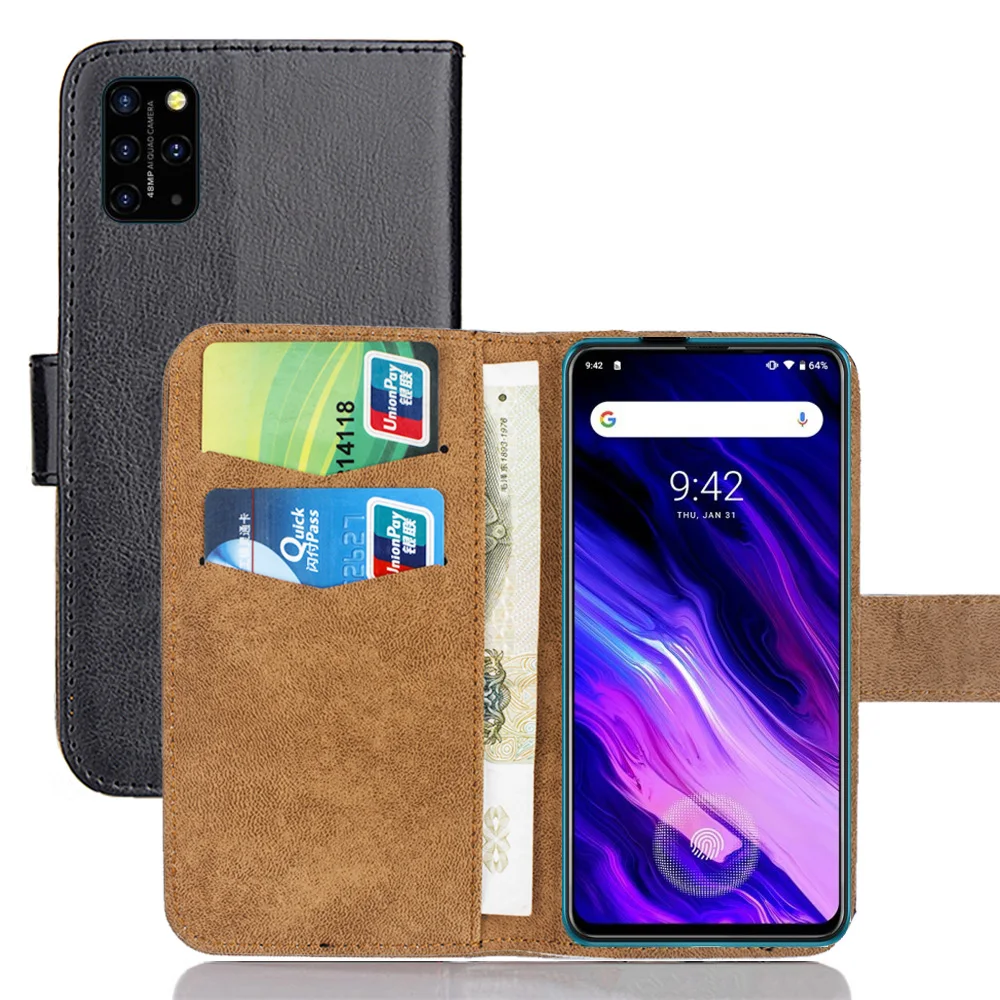 6 цветов UMIDIGI S5 Pro Чехол с откидной крышкой на заказ ультратонкий кожаный модный