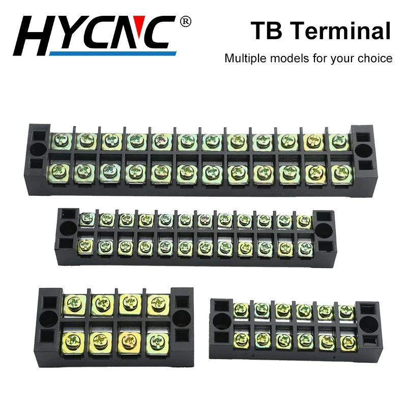 Двухрядный экранированный винтовой клеммный соединитель 1 шт. 25 А 600 В серия TB 4 6 12