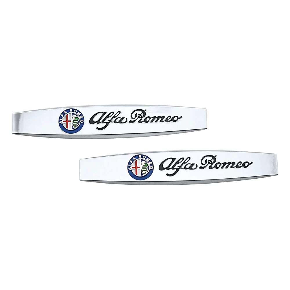 2 шт. 3D Автомобильные металлические наклейки с логотипом автомобиля защитные для