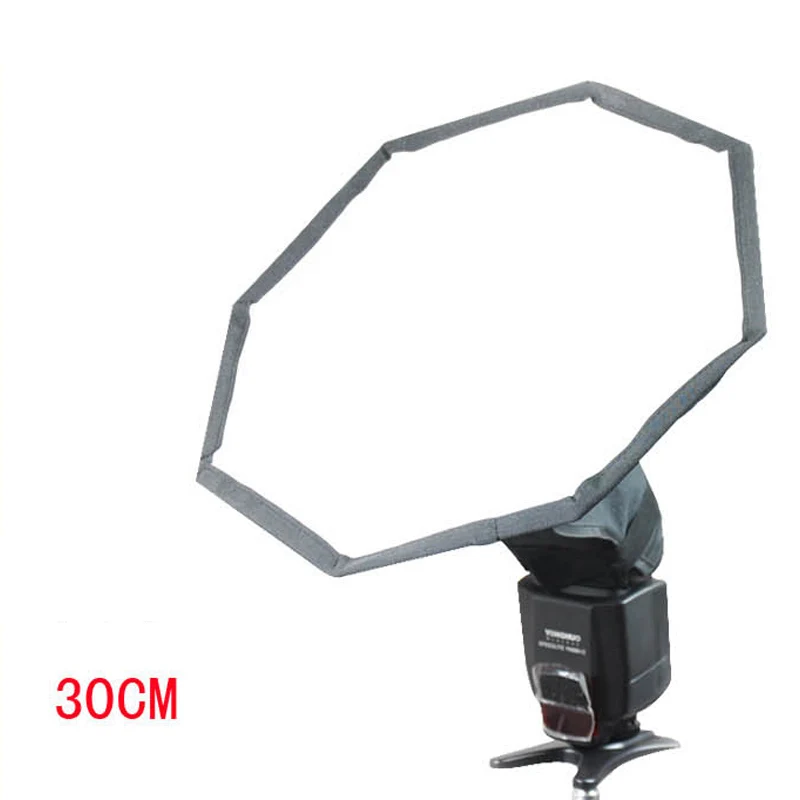

BIZOE 20cm 30cm Flash Speedlite Softbox Diffuser Photo Studio Accessories for Canon Nikon Pentax Sony