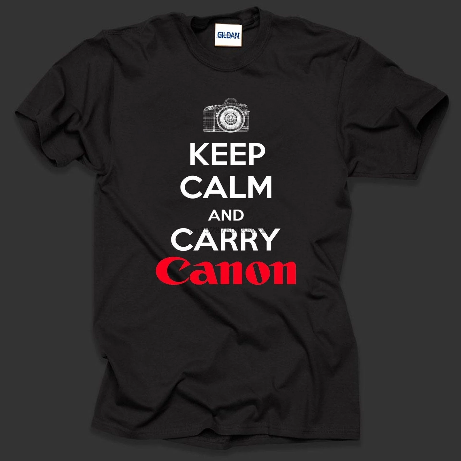 Keep Calm And Carry Canon T футболка любитель фотографа Рождество|Мужские футболки| |