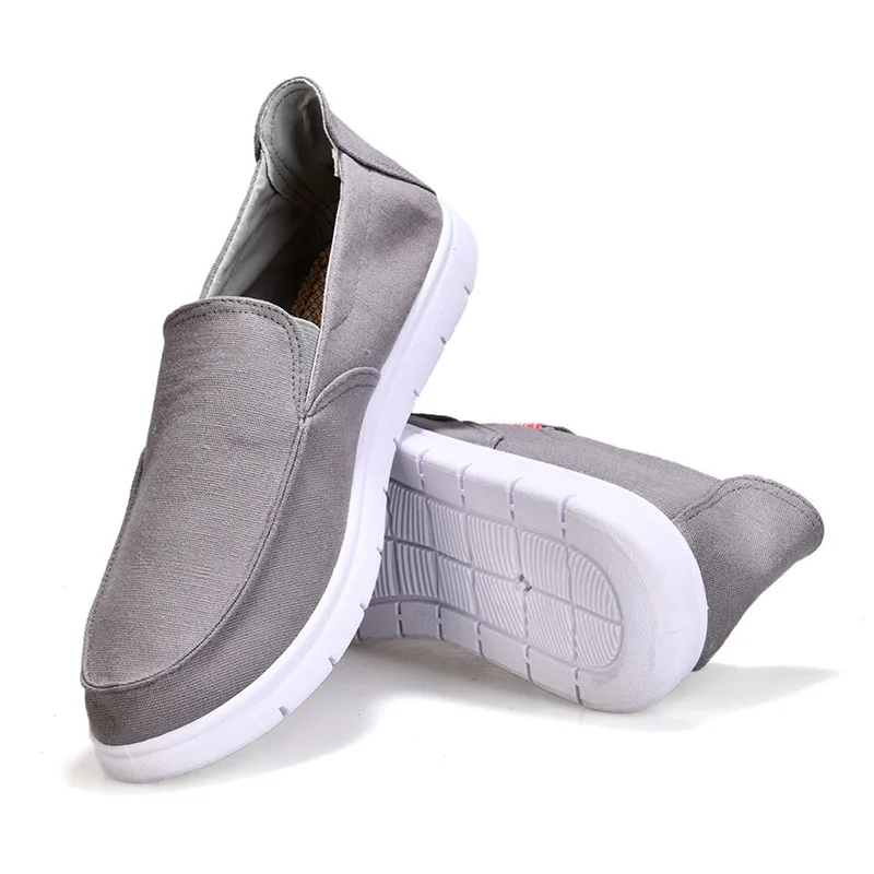 New Loafers Men Casual Shoes Sneakers star Summer Canvas White Anti-Slip Chaussure Homme Comfortable Man Flats | Обувь
