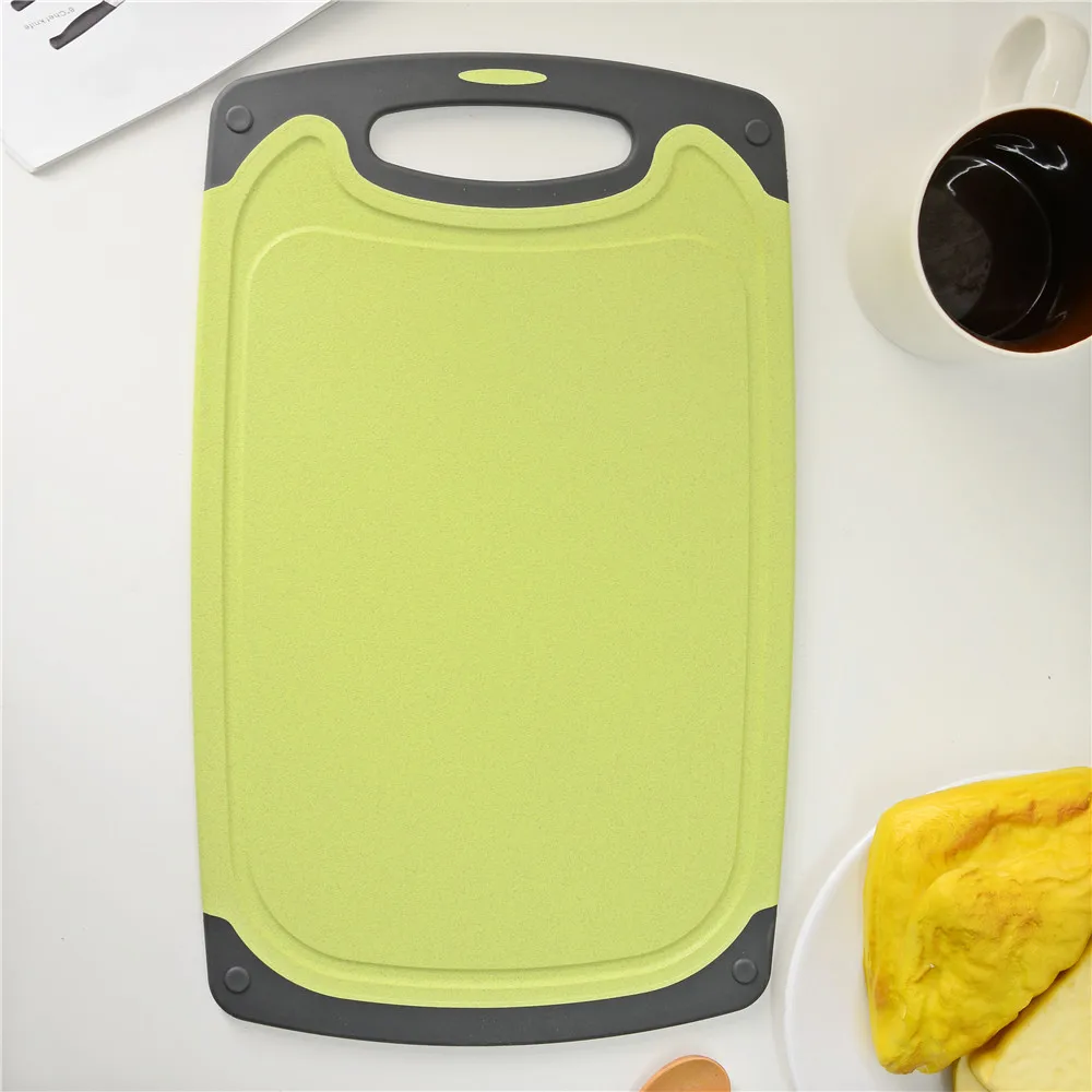 Пластиковая разделочная доска для пшеницы соломы фруктов овощей Нескользящие