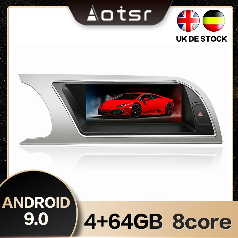 

AOTSR 8,8 дюймов Android 9,0 автомобильный радиоприемник с навигацией GPS для AUDI A5 2009-2016 Android экран Мультимедиа быстрая загрузка HD экран WIFI