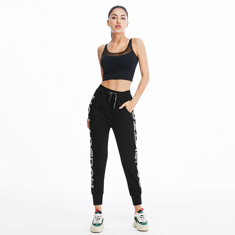 

Yoga clothes women's spring and autumn running sportswear yoga pants dance fitness pants training pants