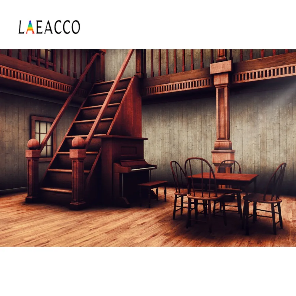 Laeacco старинный винтажный салонный винный бар Западный ковбойский стол интерьер