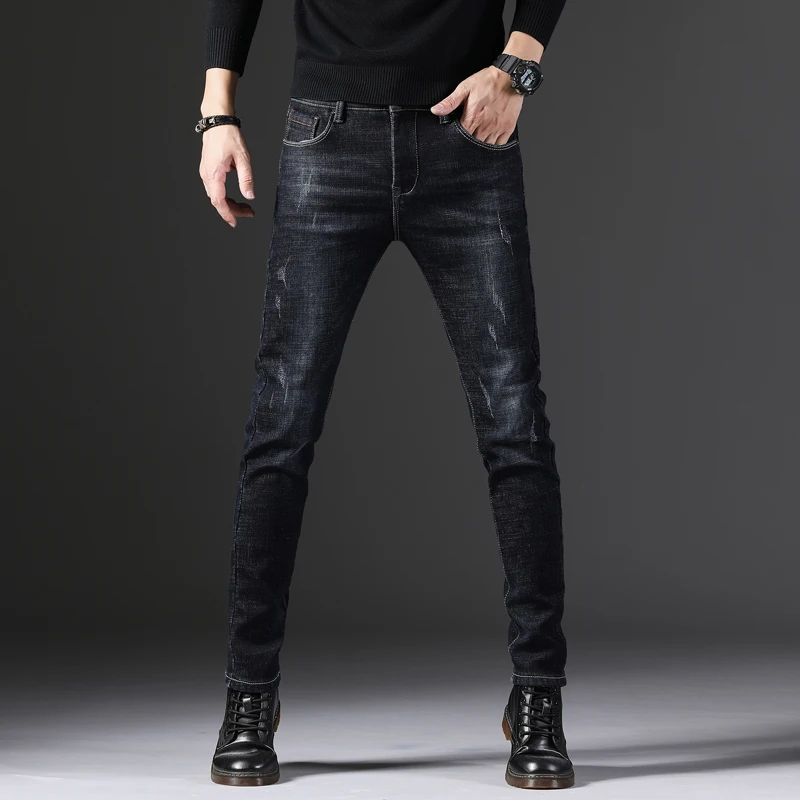 

2021 Casual Wide Leg oversize Men's pants baggy Jean Cargo Denim Overalls Trousers Jeans For Men