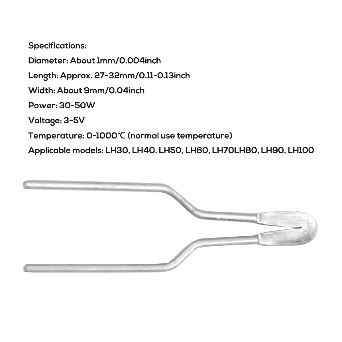 Набор наконечников для паяльной проволоки 6 пирографий высокое сопротивление