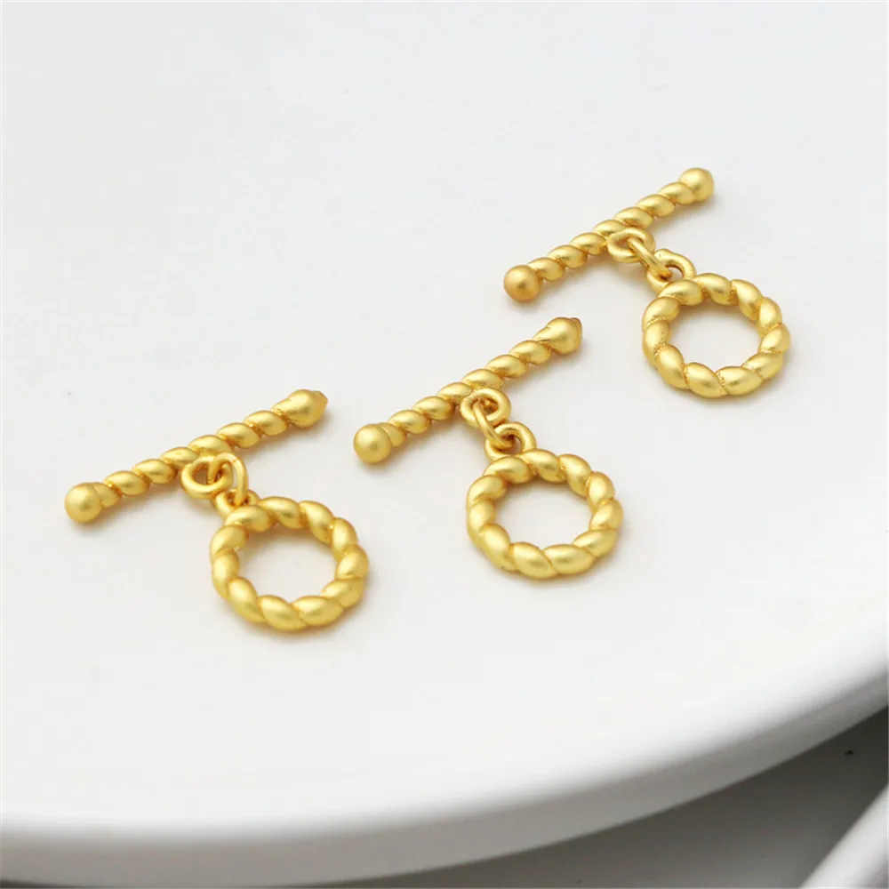 

Dumb gold accessories twist IQ buckle bracelet buckle ot buckle 10mm connecting buckle DIY jewelry manual accessories