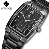 2022 wwoor new fashion mens watches with stainless steel top brand luxury sports casual quartz date watch men relogio masculino