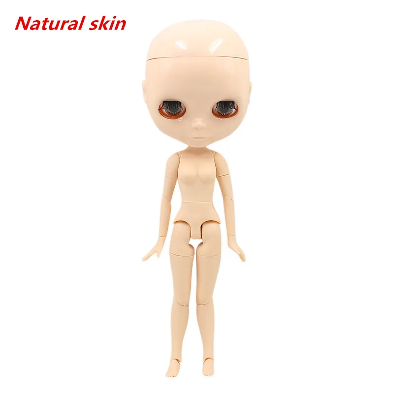 natural skin 7 Joint Фабрика Blyth кукла BJD, 19 суставов, нео-кукла Обнаженная голова индивидуализированные куклы могут изменить Макияж DIY, 1/6 мяч соединены куклы - Цвет: natural skin 7 Joint