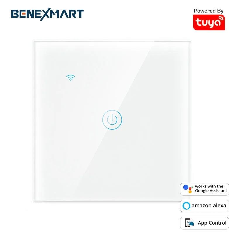 Tuya WiFi светильник переключатель без нейтральный провод требуется один два три