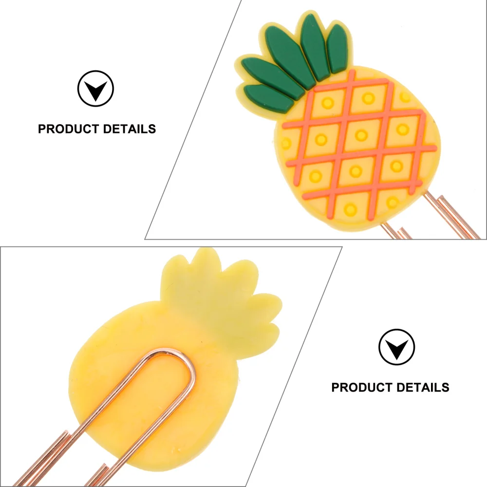 

20 Pcs Paper Clip Creative Bookmarks Delicate Silicone Bookmarks