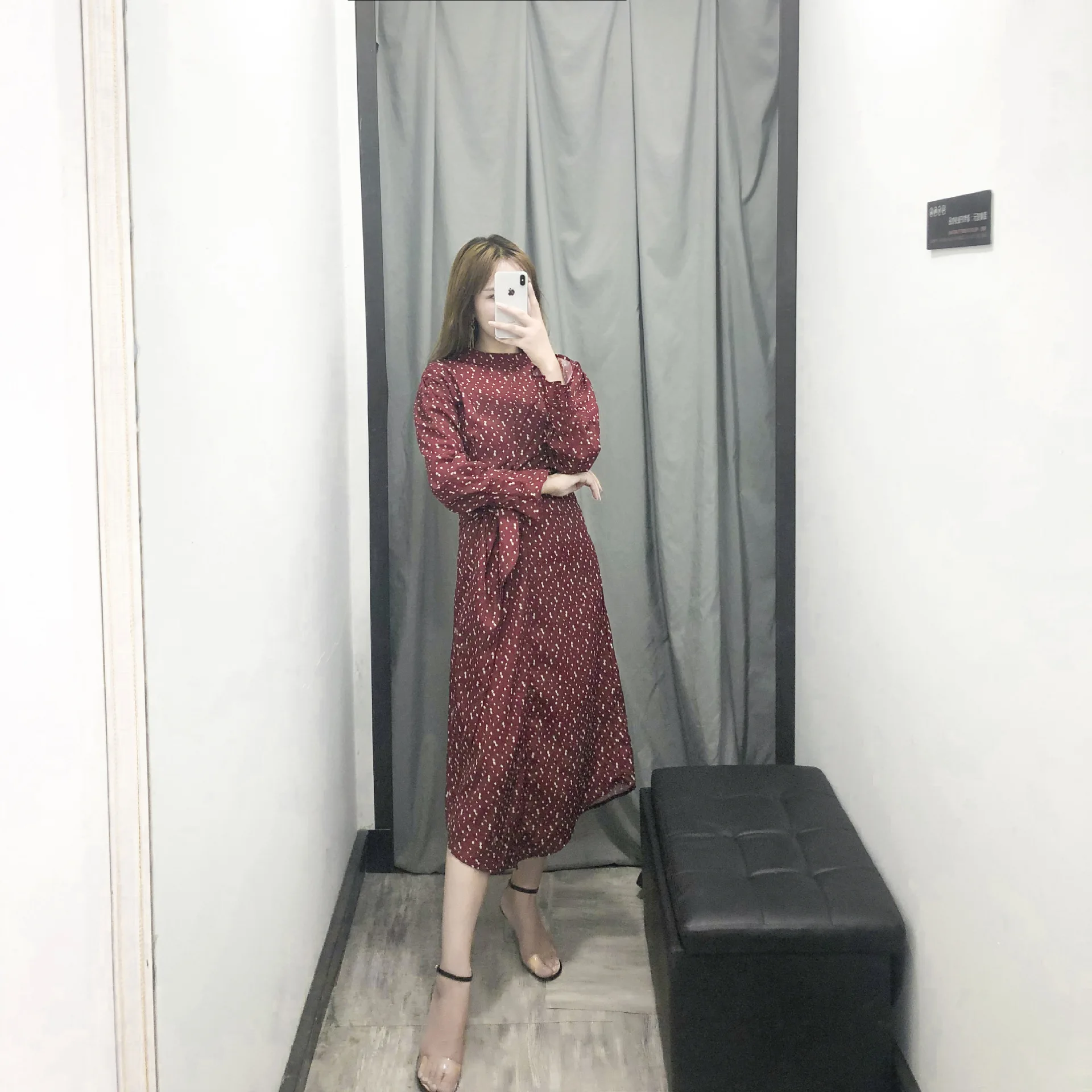 Новая зимняя коллекция 2019 года новая одежда для ранней осени платье средней