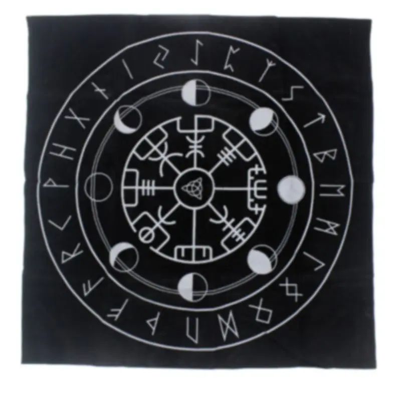 

Новинка, скатерть Таро с сумкой для Таро, Руна, луна, фаза, гарем, алтарем, коврик K1KD