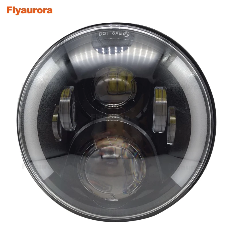 Для любых моделей мотоциклов с 7 дюймовой светодиодной лампой для фар головного