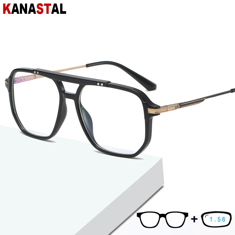 

Women's Blue Light Blocking Glasses TR90 Myopia Eyeglasses Frame Men Reading Glasses Metal Leg Prescription Computer Eyewear New