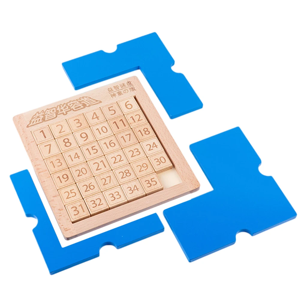 Винтажная игрушка-головоломка с цифрами развивающие игрушки для детей подарок