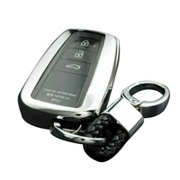 car key fob cover case key bag chain for toyota rav4 highlander camry corolla kluger 86 car styling holder shell keychain protec
