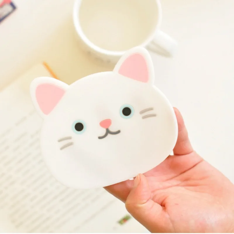 Кофейный мультяшный искусственный коврик подушка кружка посуда силиконовая