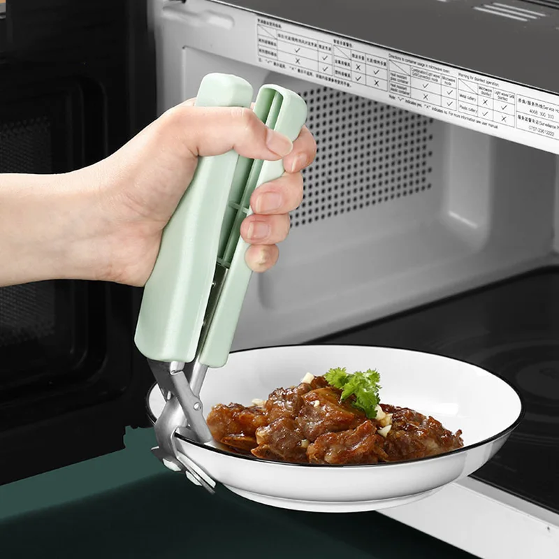 Теплоизоляционные перчатки для удаления лотков кухонные щипцы из нержавеющей