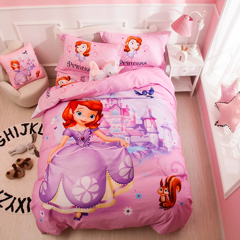 Квин-сайз Софии постельных принадлежностей для девочек сна домашний текстиль