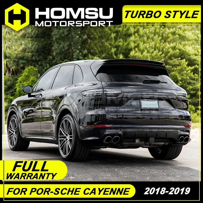 Турбо стиль PP полный комплект тела для 2018-2019 Porsche Cayenne 9Y0 тюнинг | Автомобили и