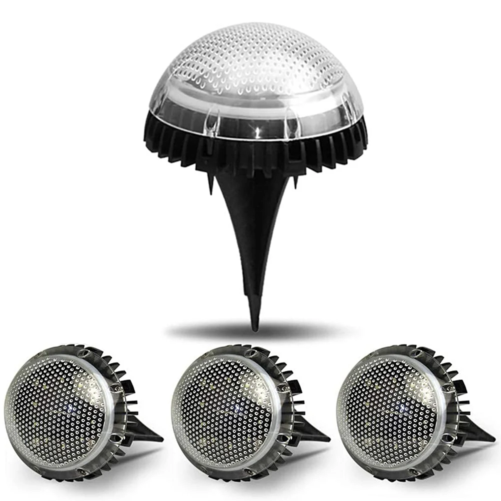 4 шт. Солнечная наземная огни 8LED декоративные светильники Водонепроницаемый