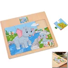 Пазлы деревянные для детей, 12 шт., J0523