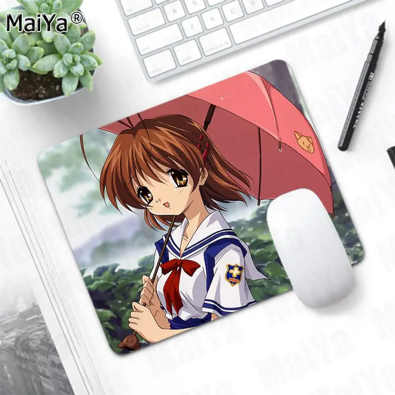 

MaiYa Custom Skin CLANNAD Japanese Anime Cute Girls Comfort Mouse Mat Gaming Mousepad Top Selling Wholesale Gaming Pad mouse