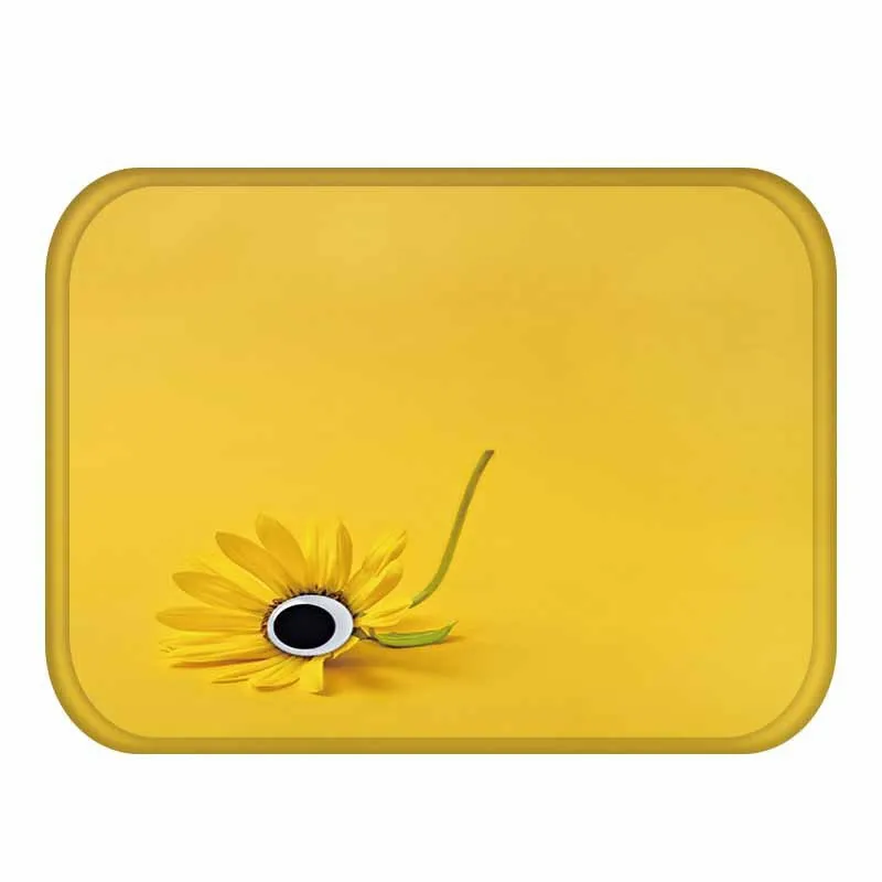 Фланелевый нескользящий ковер в виде листьев сделай сам на заказ для ванной