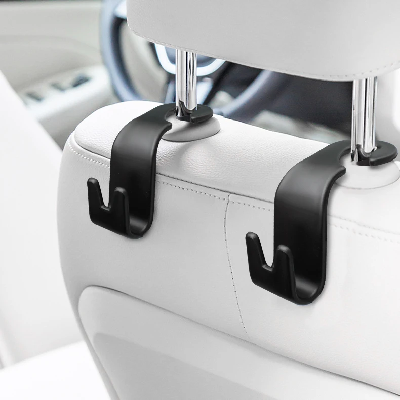 

2/1 PCS Car Seat Headrest Hook for Auto Back Seat Organizer Hanger Storage Holder for Handbag Purse Bags Clothes Coats