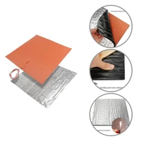 practical reliable 3d printer silicone heating pad insulation mat set rapid heating anti resonance silicone heater