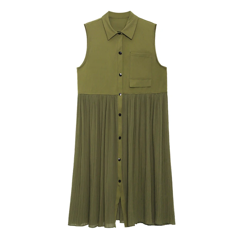 XUXI – robe Sexy sans manches pour femmes, Streetwear, ample, Slim, coréen, au-dessus du genou, jupe fine, été 2021, E2202