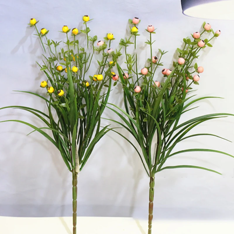 Имитация ягод пластиковые поддельные растения цветы домашний сад украшения