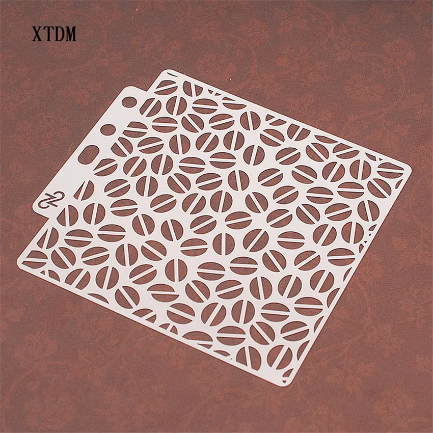 

Leaf mold shield DIY cake scrapbook stencils hollow Embellishments printing lace ruler Valentine's Day
