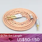 LN007702 XLR 6,5 мм сбалансированный 16 Core 99% 7N OCC кабель для наушников Meze 99 Classics NEO NOIR гарнитура наушники