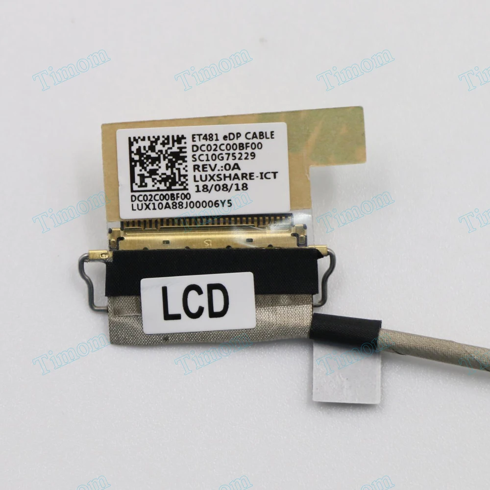 DC02C00BF10 DC02C00BF00 ноутбук 30-контактный EDP ЖК-кабель FRU 01EN999 01YN993 100% оригинальный кабель