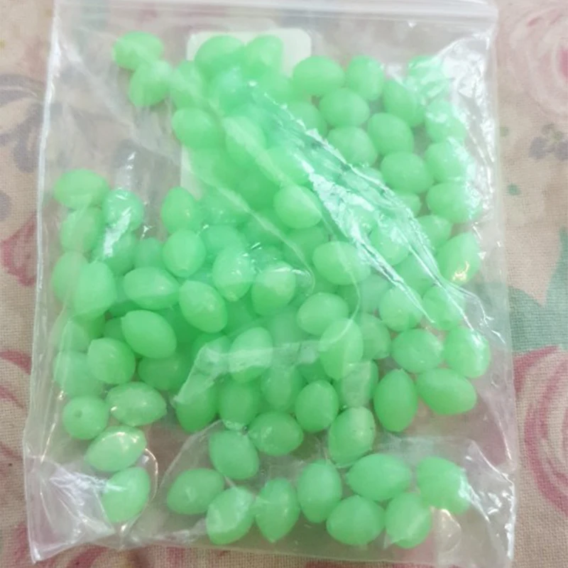 100 шт. яркие овальные рамки для картин свечение бусины рыбалки s комплект