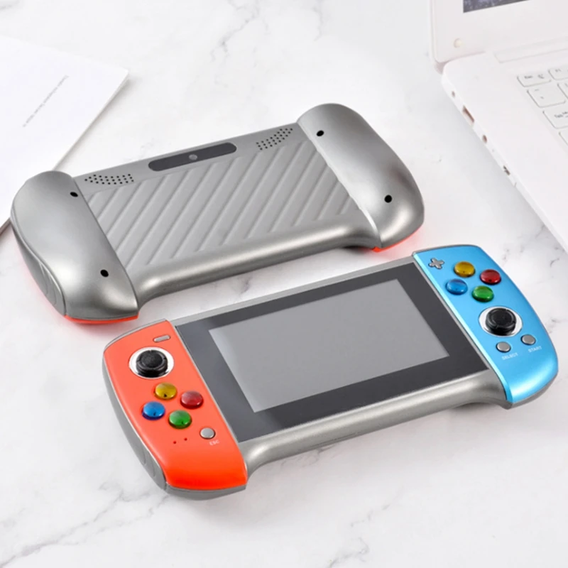 

X18Plus Handheld Game Console 4.3 Inch Large Screen Dual Joystick Game Console, Support for Connecting to TV